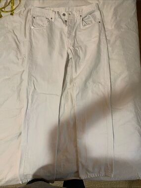 Levi's White Men's Straight Jeans